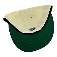 Utah Mammoth Chrome and Black Primary Logo Green UV New Era 59FIFTY Fitted Hat