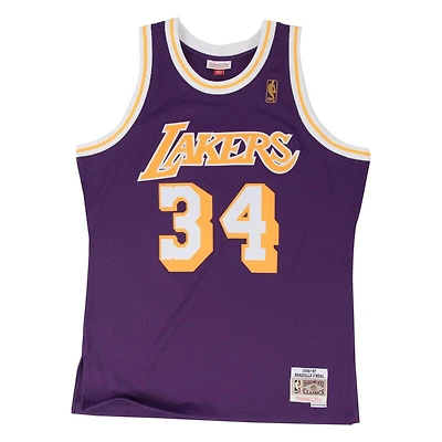 Shaquille O'Neal Los Angeles Lakers Mitchell & Ness 1996-97 Hardwood Classics Swingman Purple Jersey