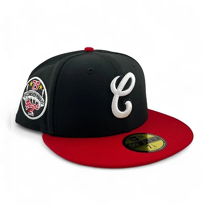 Chicago White Sox Black and Scarlet "Paint the Town Red" Gray UV New Era 59FIFTY Fitted Hat