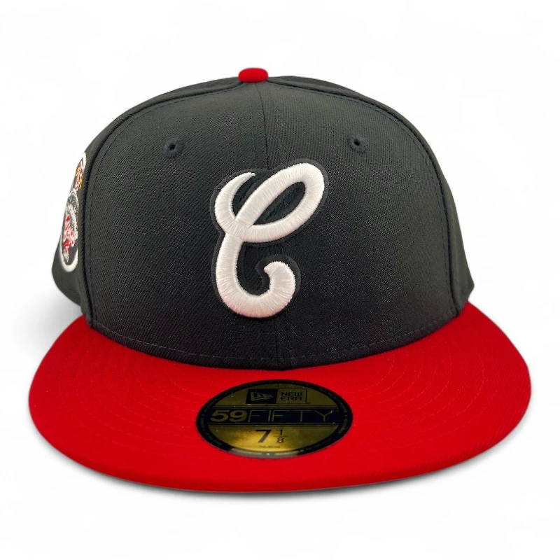 Chicago White Sox Black and Scarlet "Paint the Town Red" Gray UV New Era 59FIFTY Fitted Hat
