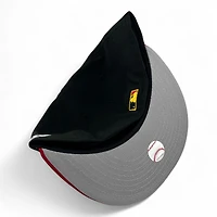 Chicago White Sox Black and Scarlet "Paint the Town Red" Gray UV New Era 59FIFTY Fitted Hat