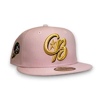 Kannapolis Cannon Ballers Pink Rouge Leon the Lab Grey UV New Era 59FIFTY Fitted Hat