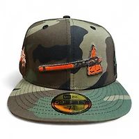 Atlanta Braves Camo 2025 All Star Game Patch Orange UV New Era 59FIFTY Fitted Hat