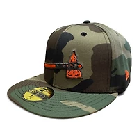 Atlanta Braves Camo 2025 All Star Game Patch Orange UV New Era 59FIFTY Fitted Hat