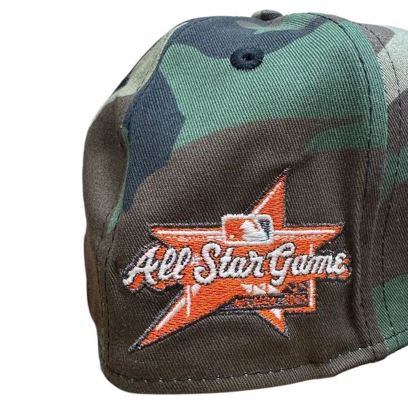 Atlanta Braves Camo 2025 All Star Game Patch Orange UV New Era 59FIFTY Fitted Hat