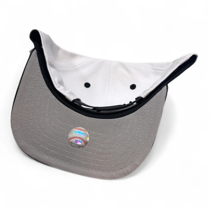 Atlanta Braves White and Black 2021 World Series Patch New Era 9FIFTY A-Frame Snapback Hat