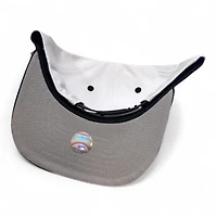 Atlanta Braves White and Black 2021 World Series Patch New Era 9FIFTY A-Frame Snapback Hat