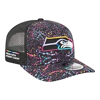 Seattle Seahawks 2025 NFL Crucial Catch Trucker Mesh New Era 9SEVENTY Snapback Hat