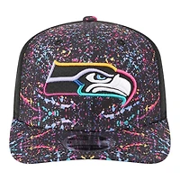 Seattle Seahawks 2025 NFL Crucial Catch Trucker Mesh New Era 9SEVENTY Snapback Hat