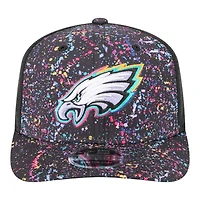 Philadelphia Eagles 2025 NFL Crucial Catch Trucker Mesh New Era 9SEVENTY Snapback Hat