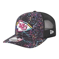 Kansas City Chiefs 2025 NFL Crucial Catch Trucker Mesh New Era 9SEVENTY Snapback Hat