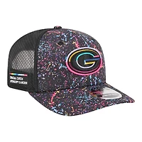 Green Bay Packers 2025 NFL Crucial Catch Trucker Mesh New Era 9SEVENTY Snapback Hat