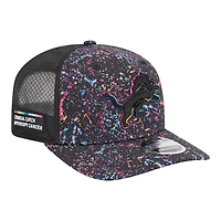 Detroit Lions 2025 NFL Crucial Catch Trucker Mesh New Era 9SEVENTY Snapback Hat