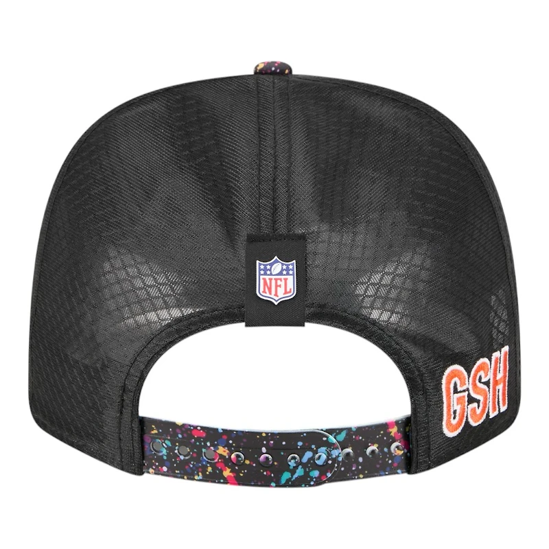 Denver Broncos 2025 NFL Crucial Catch Trucker Mesh New Era 9SEVENTY Snapback Hat