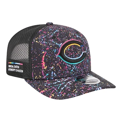 Chicago Bears 2025 NFL Crucial Catch Trucker Mesh New Era 9SEVENTY Snapback Hat