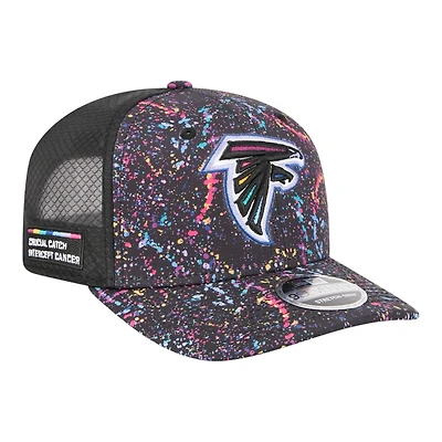 Atlanta Falcons 2025 NFL Crucial Catch Trucker Mesh New Era 9SEVENTY Snapback Hat