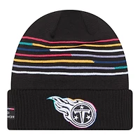 Tennessee Titans 2025 NFL Crucial Catch New Era Cuffed Knit Beanie Hat