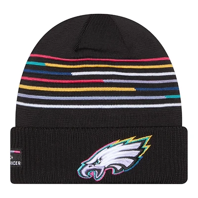 Philadelphia Eagles 2025 NFL Crucial Catch New Era Cuffed Knit Beanie Hat