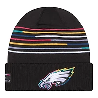 Philadelphia Eagles 2025 NFL Crucial Catch New Era Cuffed Knit Beanie Hat