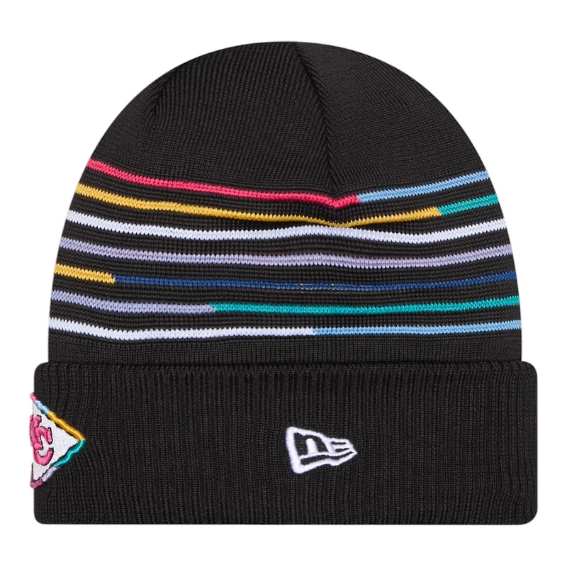 Kansas City Chiefs 2025 NFL Crucial Catch New Era Cuffed Knit Beanie Hat