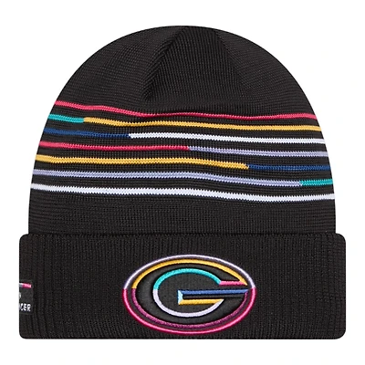 Green Bay Packers 2025 NFL Crucial Catch New Era Cuffed Knit Beanie Hat