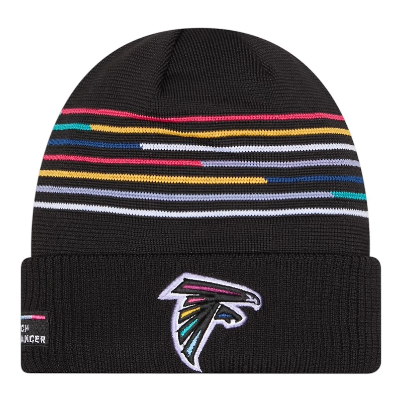 Atlanta Falcons 2025 NFL Crucial Catch New Era Cuffed Knit Beanie Hat