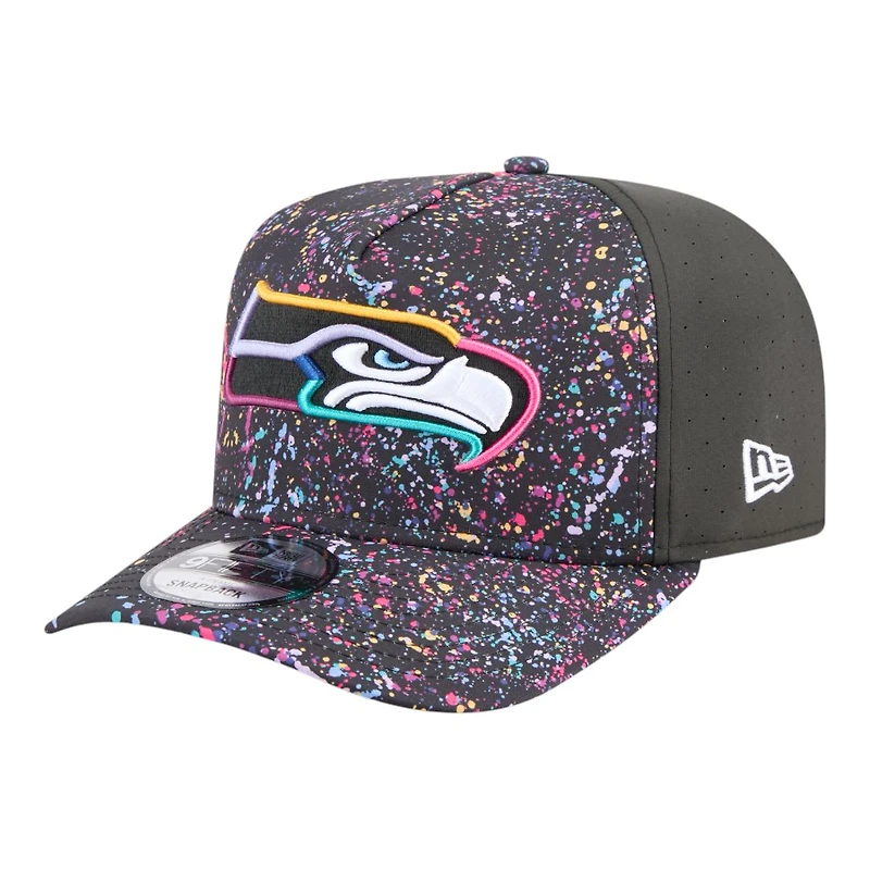 Seattle Seahawks 2025 NFL Crucial Catch New Era 9FIFTY A-Frame Snapback Hat