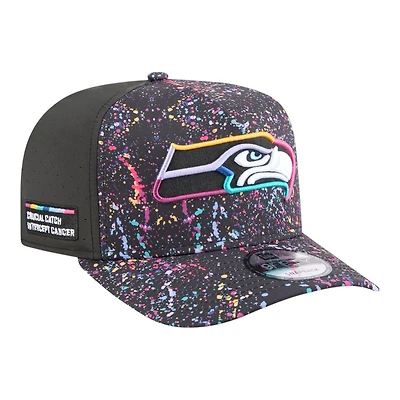 Seattle Seahawks 2025 NFL Crucial Catch New Era 9FIFTY A-Frame Snapback Hat