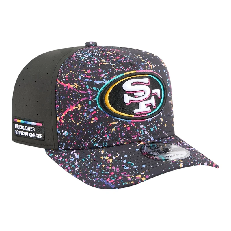 San Francisco 49ers 2025 NFL Crucial Catch New Era 9FIFTY A-Frame Snapback Hat