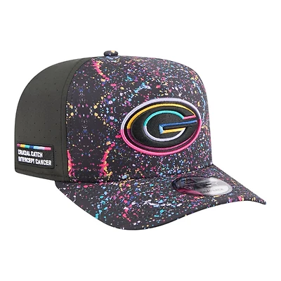 Green Bay Packers 2025 NFL Crucial Catch New Era 9FIFTY A-Frame Snapback Hat