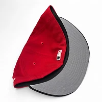 San Diego Padres Red and Black with Gray UV New Era 59Fifty Fitted Hat