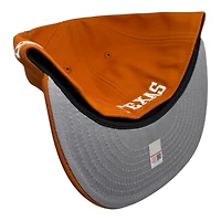 Texas Longhorns Burnt Orange State Flag Logo Gray UV New Era 59FIFTY Fitted Hat