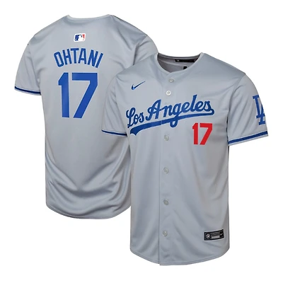 Youth Los Angeles Dodgers Shohei Ohtani Grey Away Nike Limited Jersey