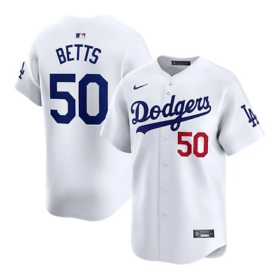 Youth Los Angeles Dodgers Mookie Betts White Home Nike Limited Jersey