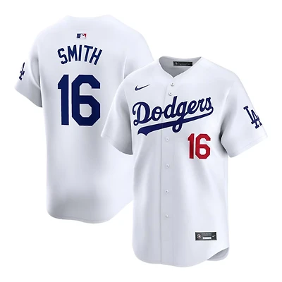 Youth Los Angeles Dodgers Will Smith White Home Nike Limited Jersey