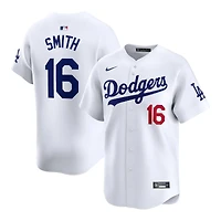 Youth Los Angeles Dodgers Will Smith White Home Nike Limited Jersey