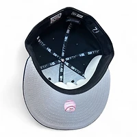 San Francisco Giants Black and Navy 2010 WS Patch Gray UV New Era 59FIFTY Fitted Hat