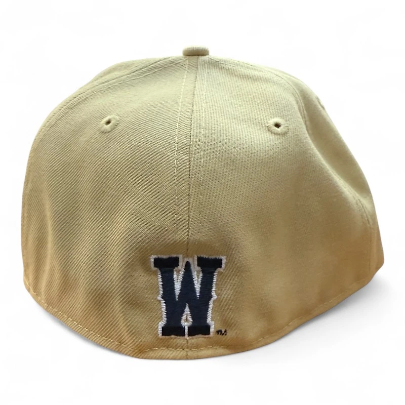 Wyoming Cowboys Vegas Gold and Graphite with UV NCAA New Era 59FIFTY Fitted Hat
