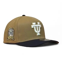 Tennessee Volunteers Khaki and Navy 75 Years Neyland Stadium Patch New Era 9FIFTY A-Frame Snapback Hat