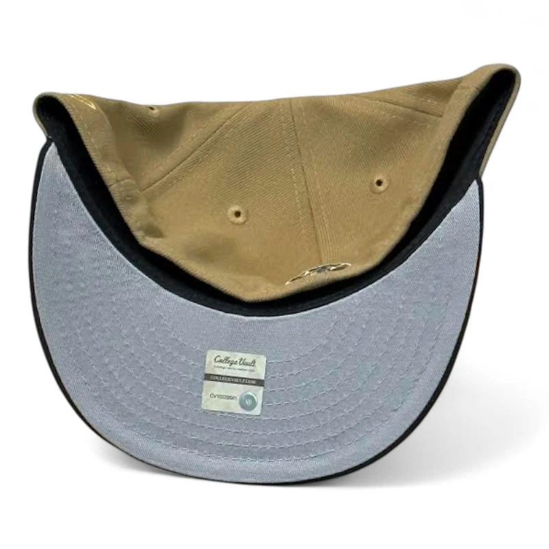 Tennessee Volunteers Khaki and Navy 75th Years Patch NCAA New Era 59FIFTY Fitted Hat