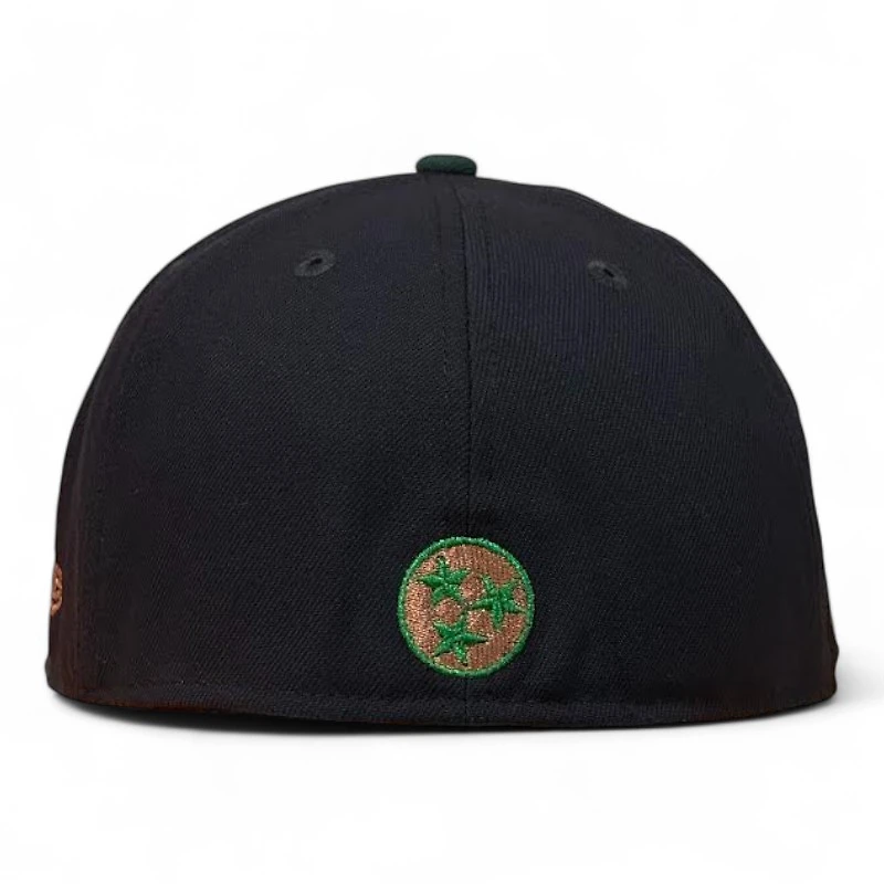 Tennessee Volunteers Navy and Green 75th Years Patch NCAA New Era 59FIFTY Fitted Hat