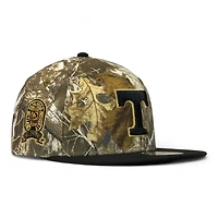 Tennessee Volunteers Realtree and Black 75th Years Patch NCAA New Era 59FIFTY Fitted Hat