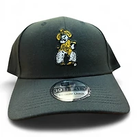 Wyoming Cowboys Black 307 New Era 39THIRTY Flex Hat
