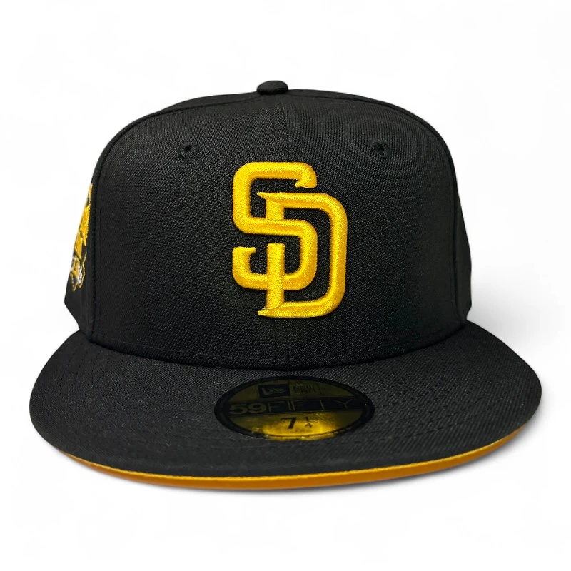 San Diego Padres Black and Yellow 2016 ASG Patch UV New Era 59Fifty Fitted Hat