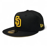 San Diego Padres Black and Yellow 2016 ASG Patch UV New Era 59Fifty Fitted Hat