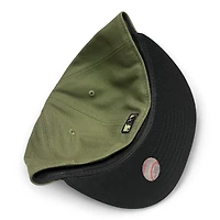 San Diego Padres Olive and Black with UV New Era 59Fifty Fitted Hat