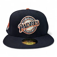 San Diego Padres Navy and Orange 1992 ASG Patch Green UV New Era 59Fifty Fitted Hat