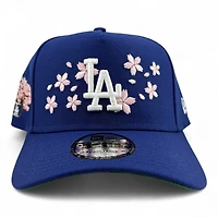 Los Angeles Dodgers Royal Blue Tokyo Series Pink Blossom New Era A-Frame 9FORTY Snapback Hat