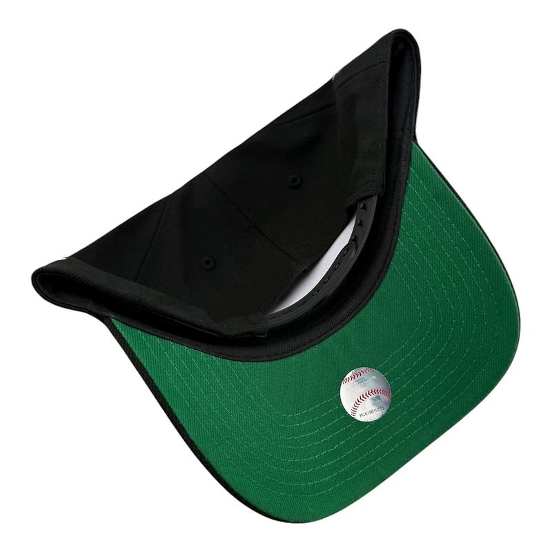 Los Angeles Dodgers Black Tokyo Series Pink Blossom New Era A-Frame 9FORTY Snapback Hat