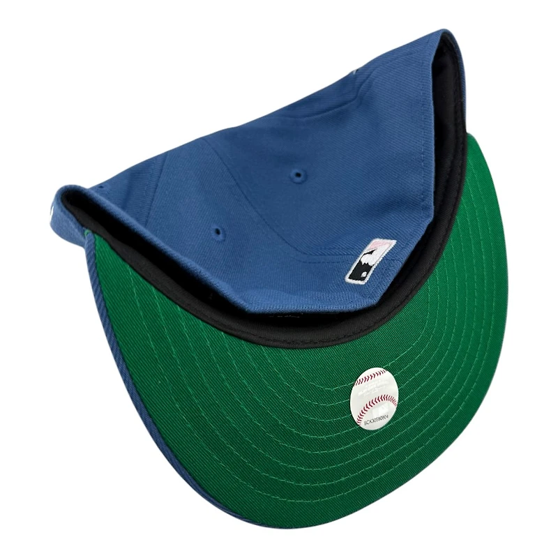 Los Angeles Dodgers Indigo Tokyo Series Pink Blossom Green UV New Era 59FIFTY Fitted Hat